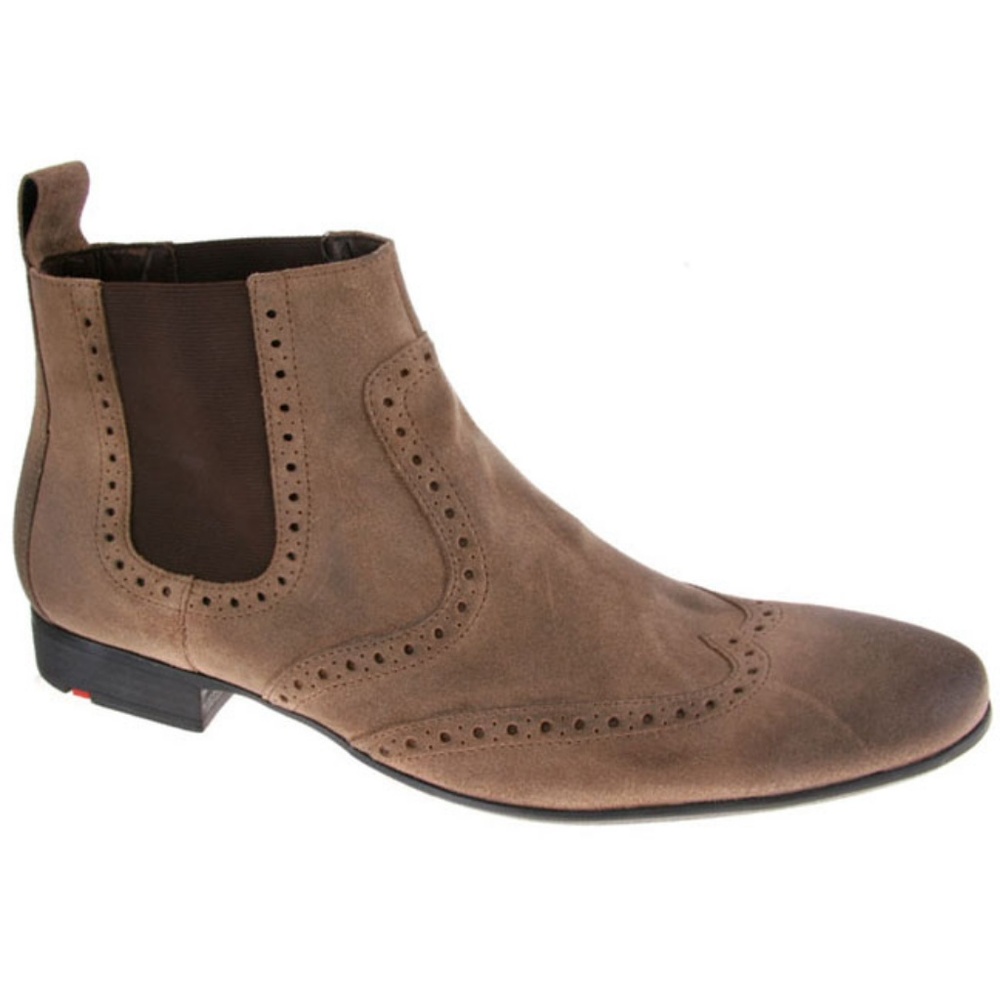 Lloyd Germany Malcolm Distressed Leather Wingtip Ankle Boot - NIB